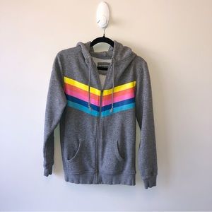 The Color Run Women’s Gray Zip Up Hoodie Size Small